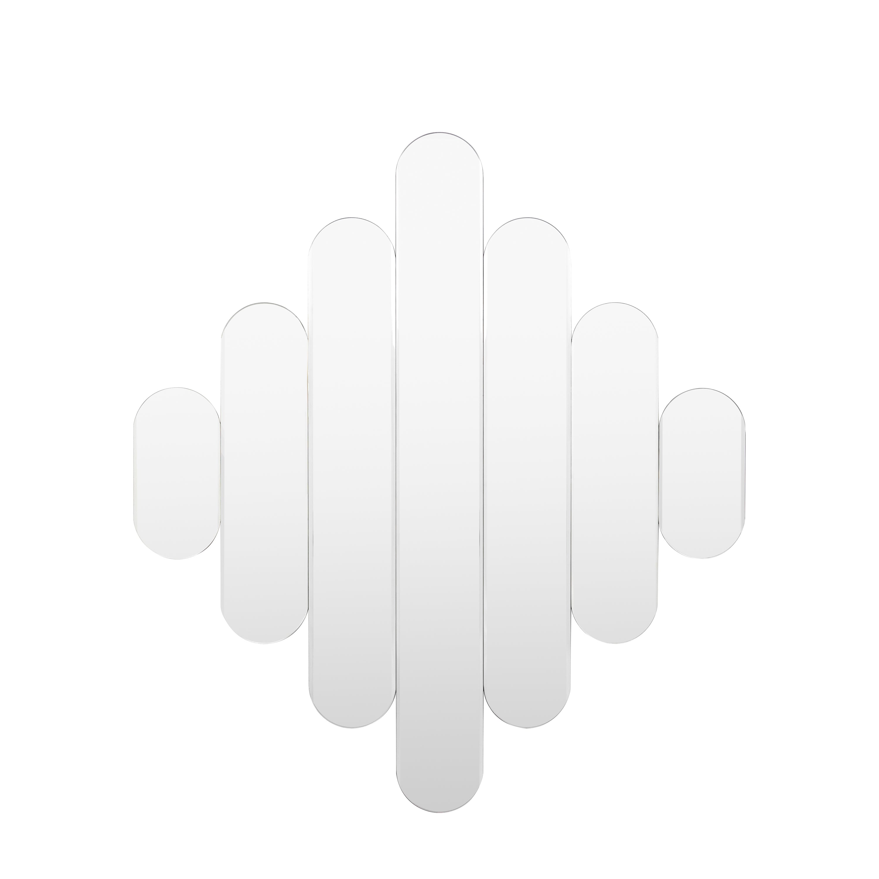 Daphne Rounded Strips Wall Mirror